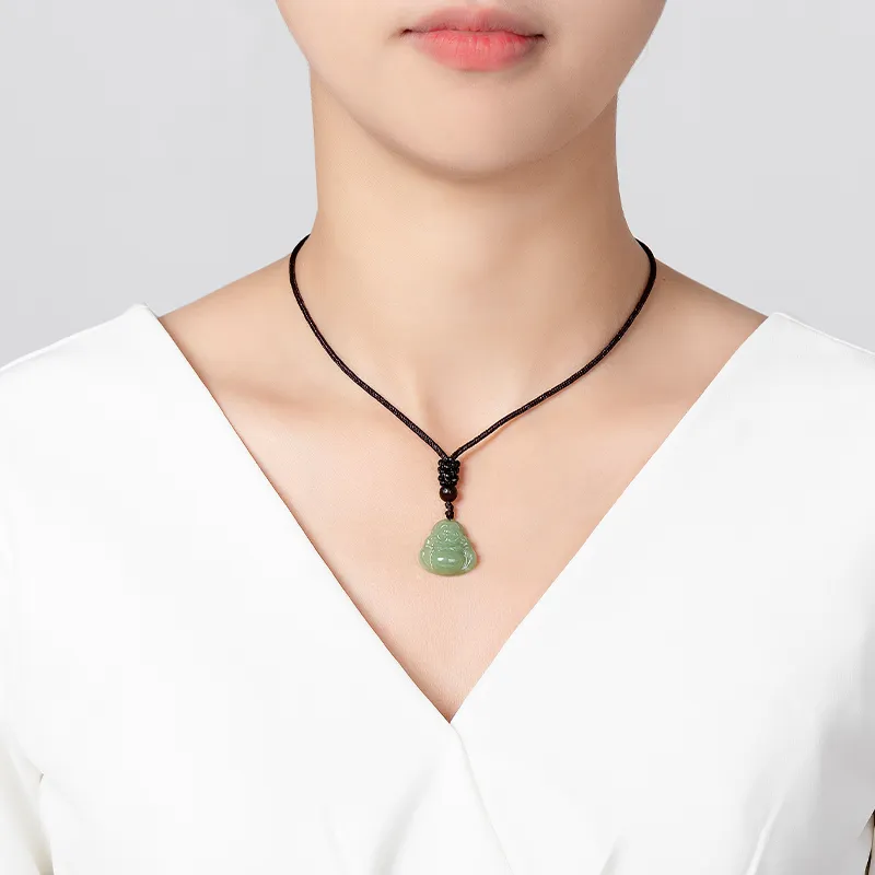 Diamond International Hetian Jade Pendants Jasper Unisex-3