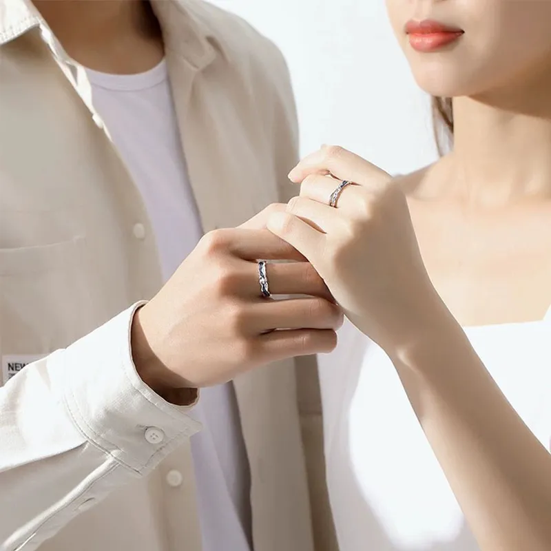 Diamond International 925 Sterling Silver Rings Unisex-3