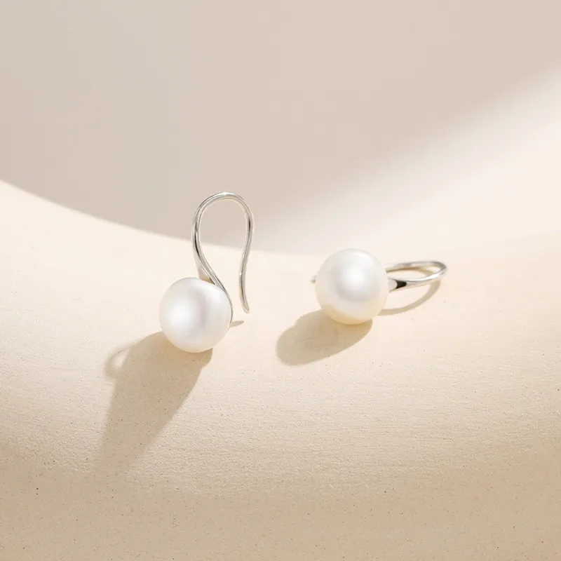 Diamond International Pearl Earrings Women's-2