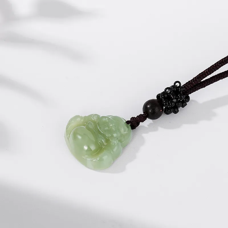 Diamond International Hetian Jade Pendants Jasper Unisex-2