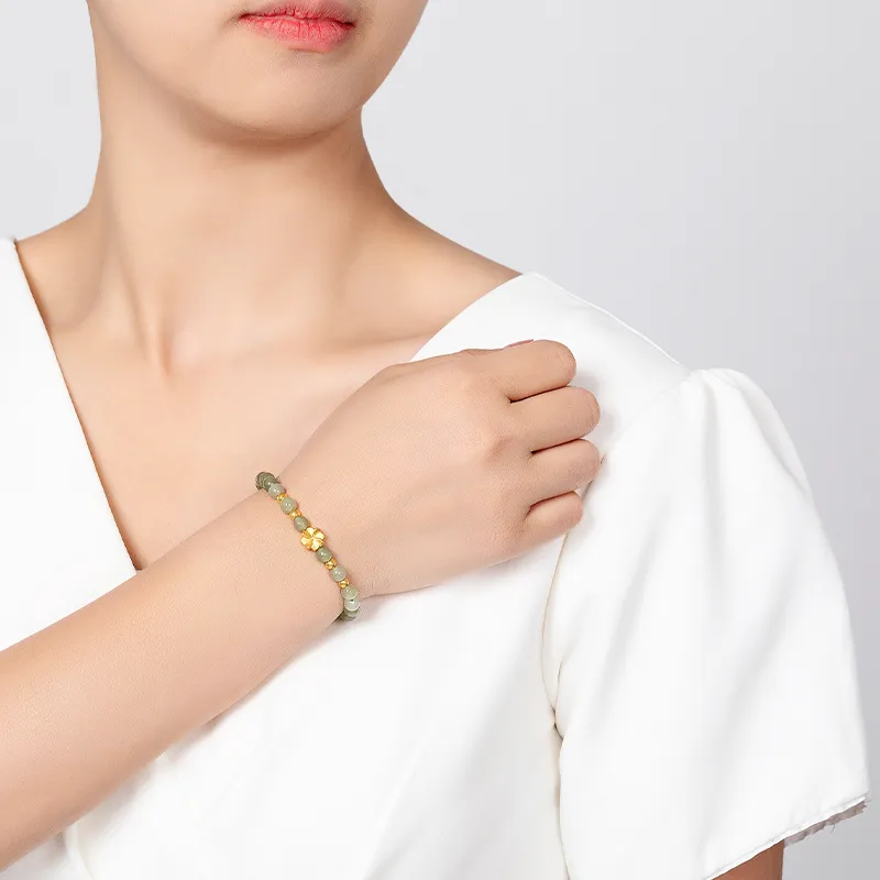 Diamond International Gold Bracelet Women's-4