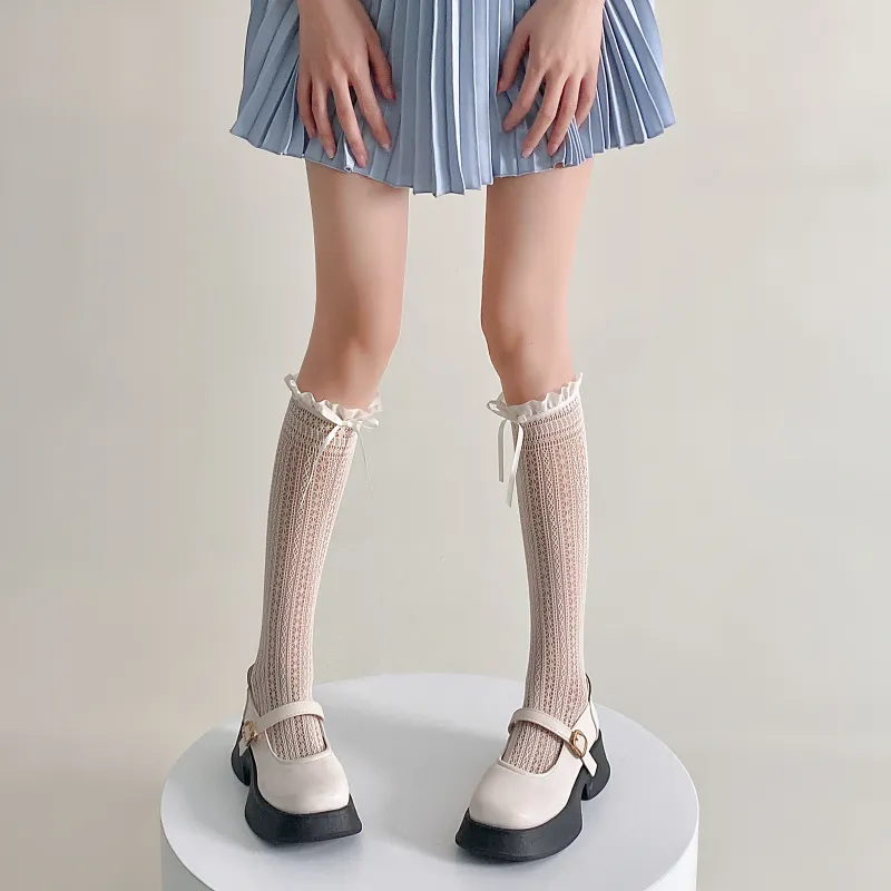 XXLLG Knee High Socks Women's 2 Pack-1