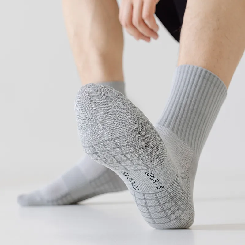 XXLLG Mid Calf Socks Men's 4 Pack-1