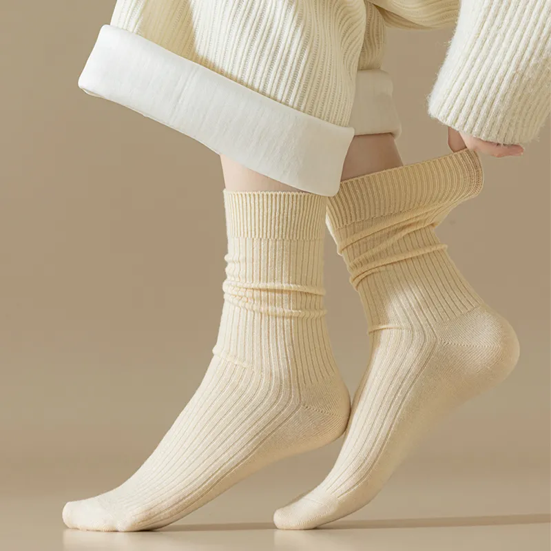 XXLLG Mid Calf Socks Women's Shopping Bag 4 Pack-1