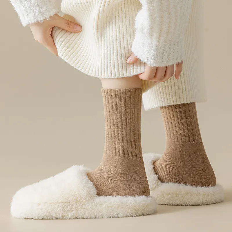 XXLLG Mid Calf Socks Women's 4 Pack-4