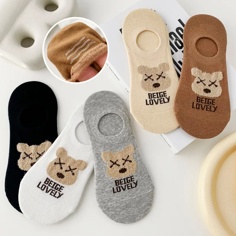 XXLLG No Show Socks Women's 5 Pack-1
