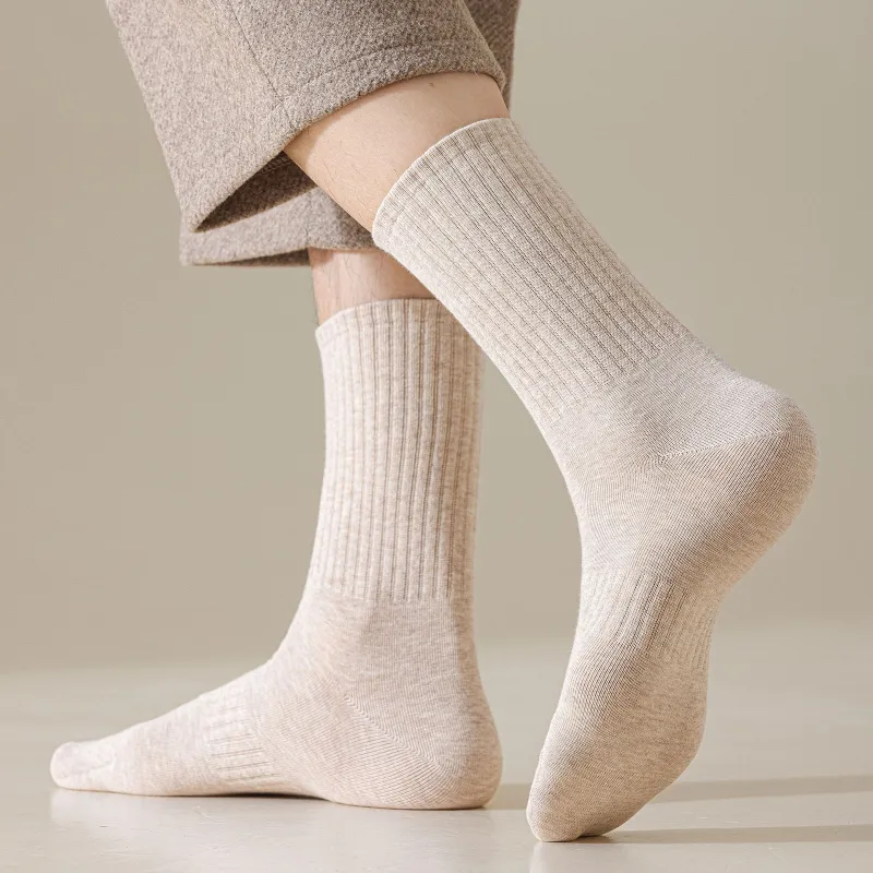 XXLLG Mid Calf Socks Men's Shopping Bag 3 Pack-1