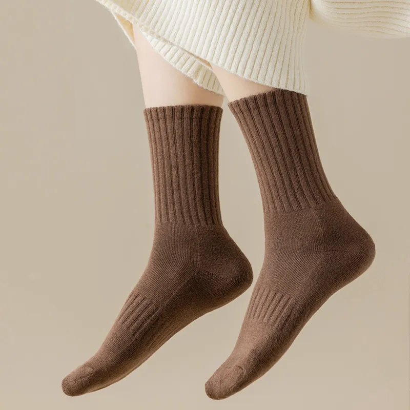 XXLLG Mid Calf Socks Women's 4 Pack-2
