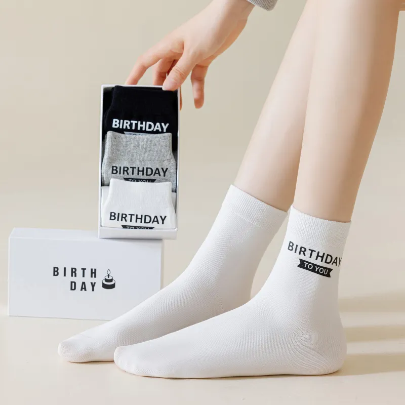 XXLLG Mid Calf Socks Unisex 3 Pack-1