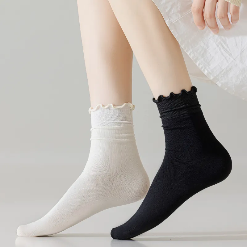 XXLLG Mid Calf Socks Women's 4 Pack-1