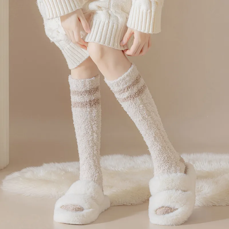 XXLLG Knee High Socks Women's 3 Pack-1