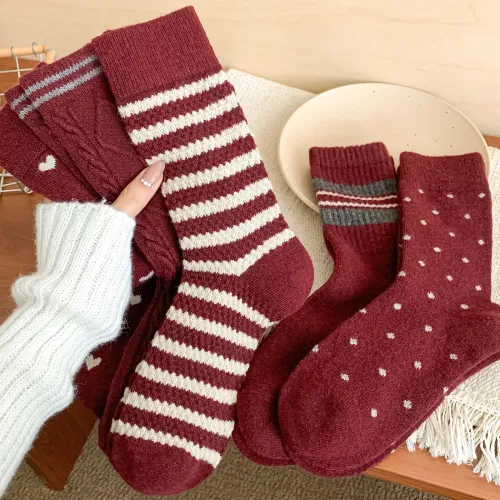XXLLG Mid-Calf Socks Women's Box 4-Pack