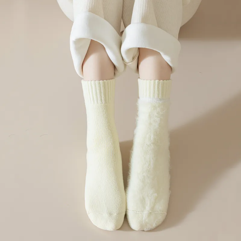 XXLLG Mid Calf Socks Women's 3 Pack-2