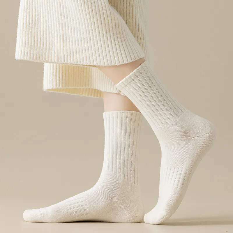 XXLLG Mid Calf Socks Women's 4 Pack-3