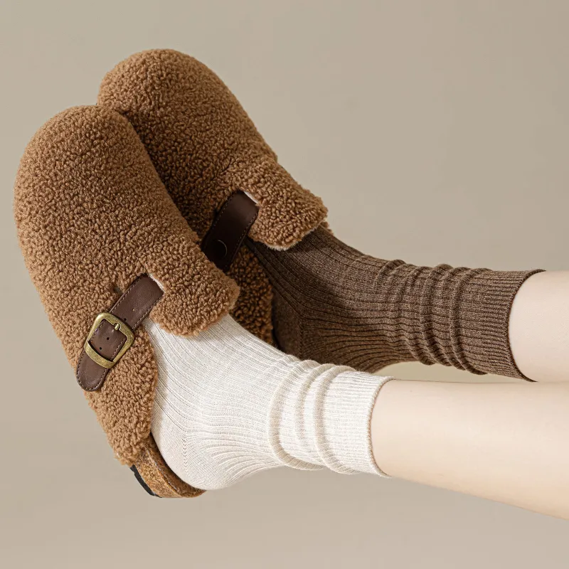XXLLG Mid Calf Socks Women's 3 Pack-1