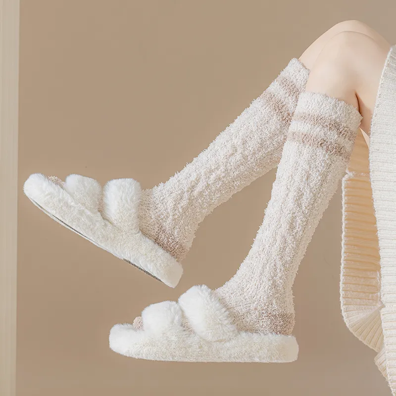XXLLG Knee High Socks Women's 2 Pack-1