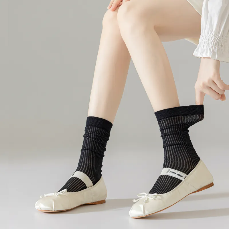XXLLG Mid Calf Socks Women's 4 Pack-1