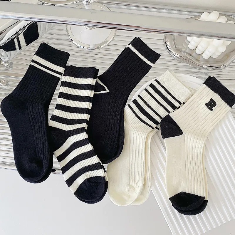 XXLLG Mid Calf Socks Women's 4 Pack-1