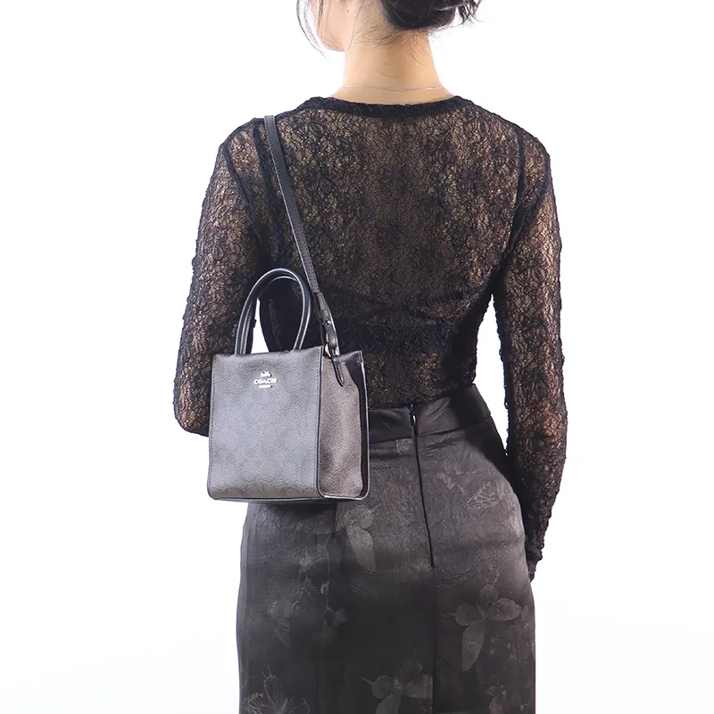 Gloya Microfiber Bag Accessories Women's Black-4