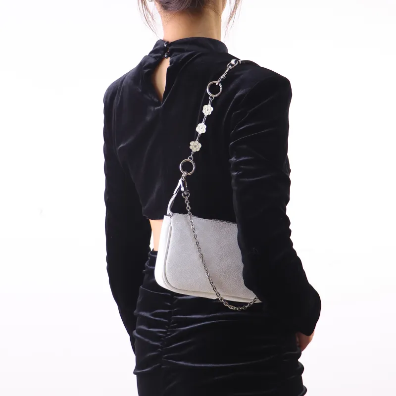 Gloya Metal Combo Set With Multiple Accessories Bags Women's Silver-3