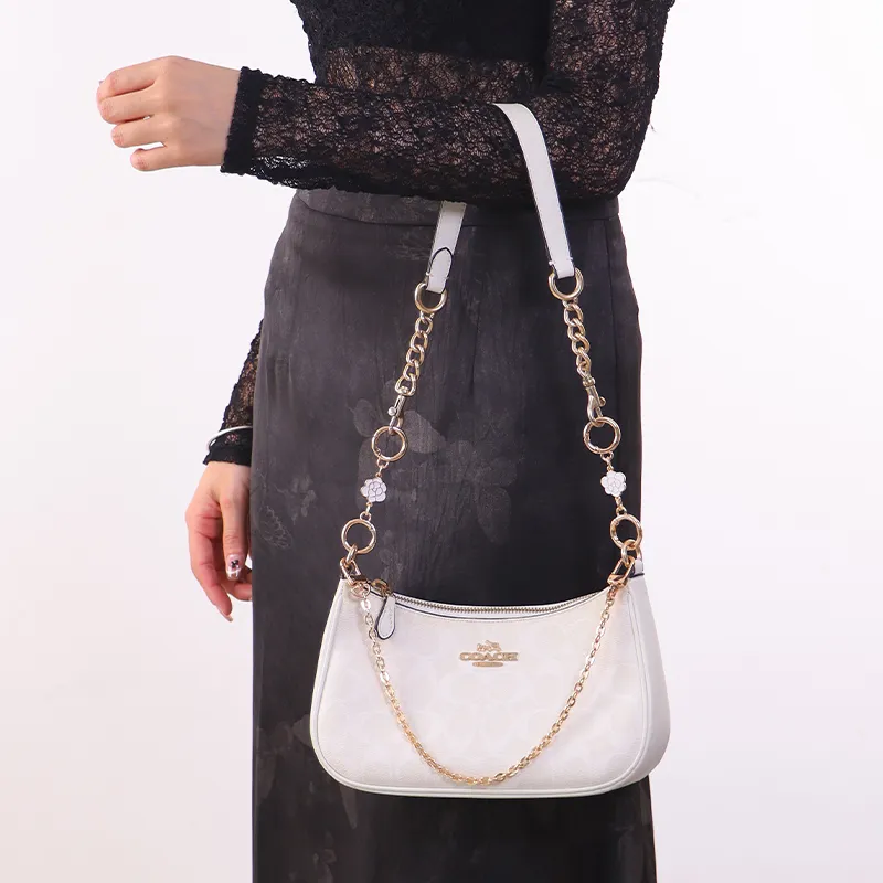 Gloya Alloy Decorative Chain Bag Accessory Women's Gold Tone-15