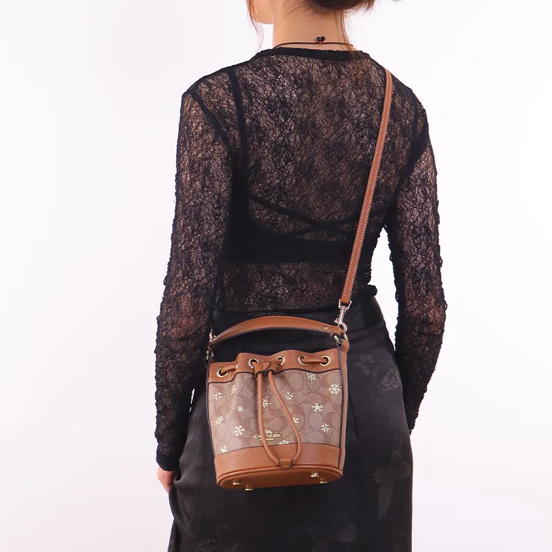 Gloya Leather Modified Adjustment One Shoulder Crossbody Underarm Strap Bag Accessory Women's Multicolor-17