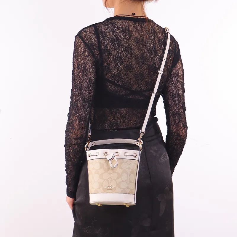 Gloya Leather Modified Adjustment One Shoulder Crossbody Underarm Strap Bag Accessory Women's Multicolor-9