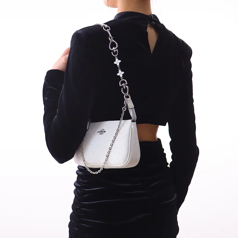Gloya Metal Bag Accessory Women's Silver-4