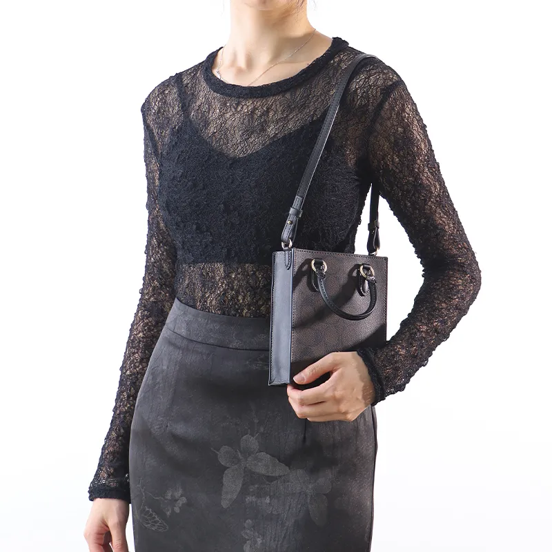 Gloya Microfiber Bag Accessories Women's Black-3