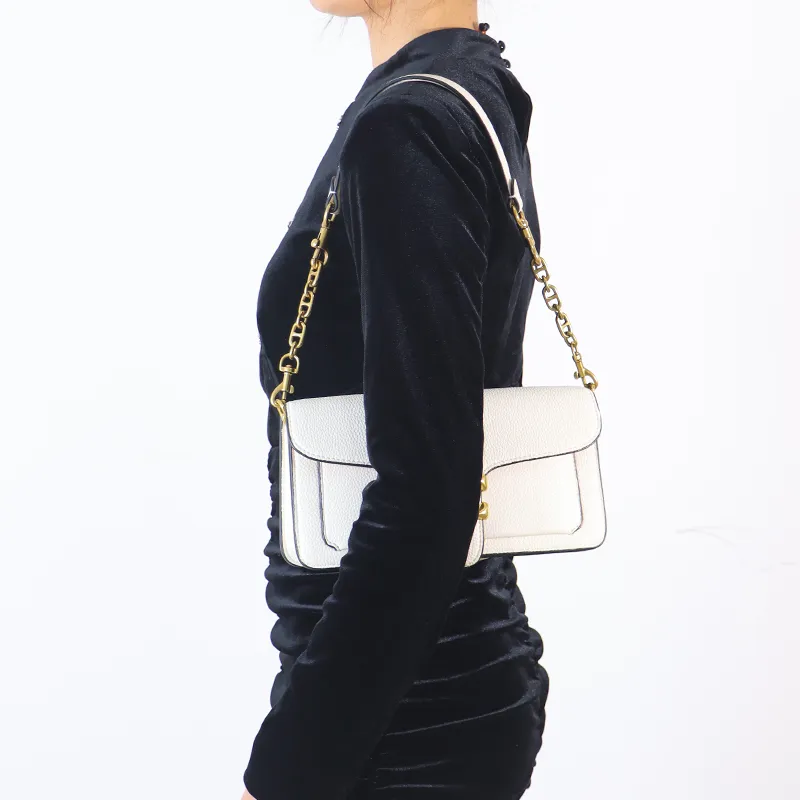 Gloya Leather Bag Accessories Women's White-2