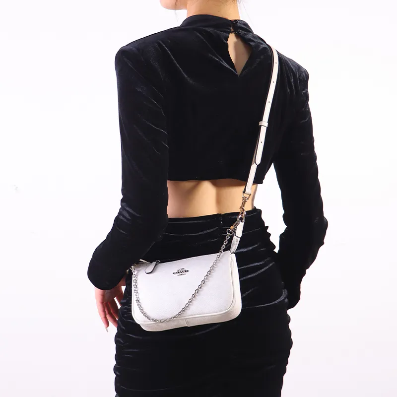 Gloya Metal Bag Accessory Women's Silver-17