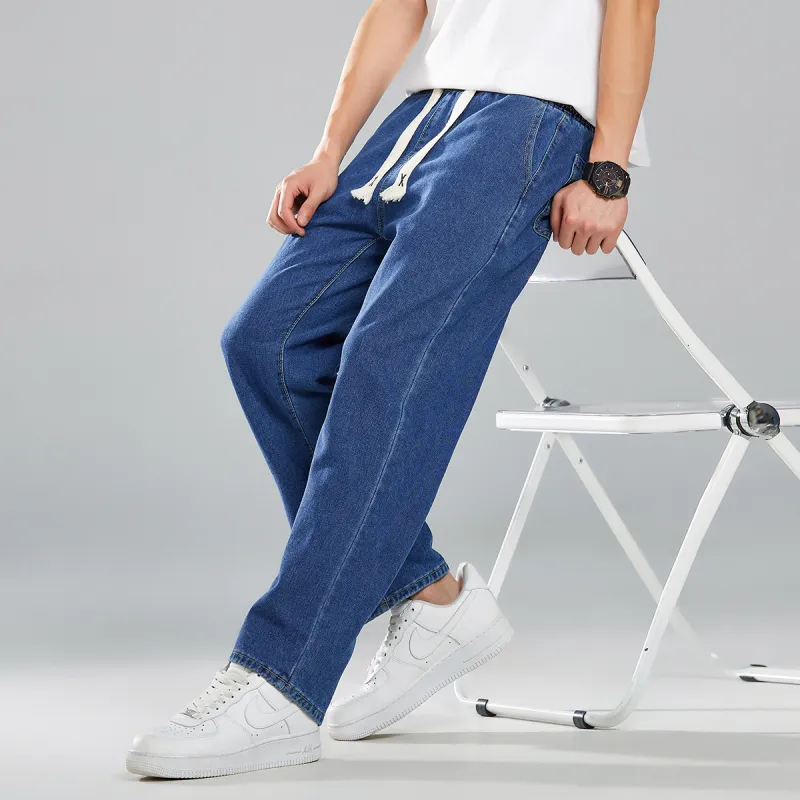 BaiYuan Trousers Jeans Men-14