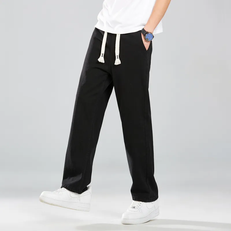 BaiYuan Trousers Jeans Men-5
