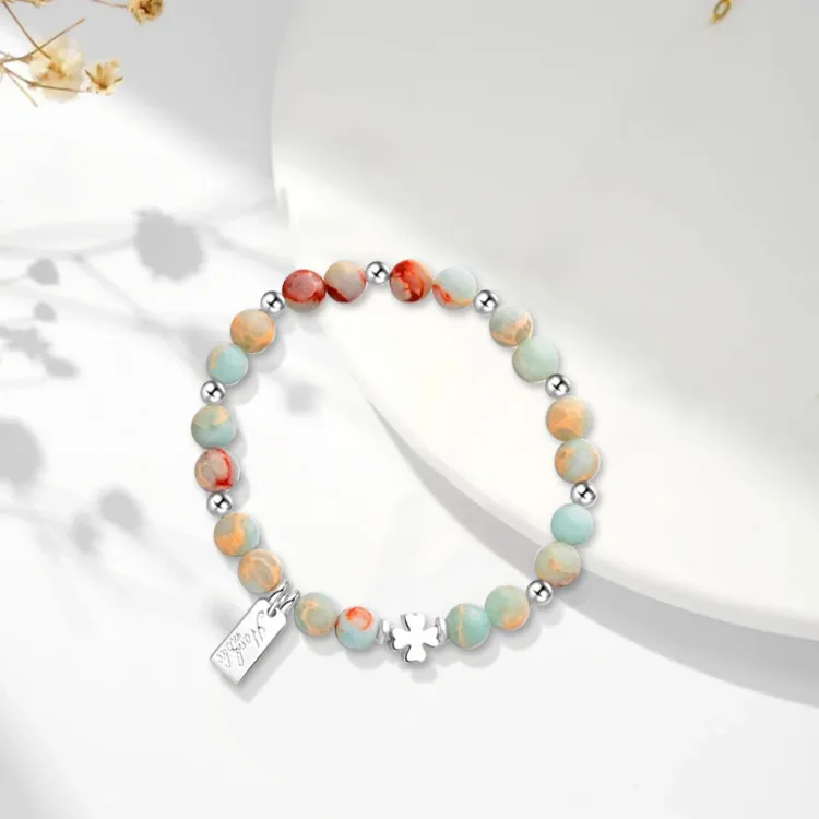 RboySe Shoushan Stone Jade Bracelets Unisex-3