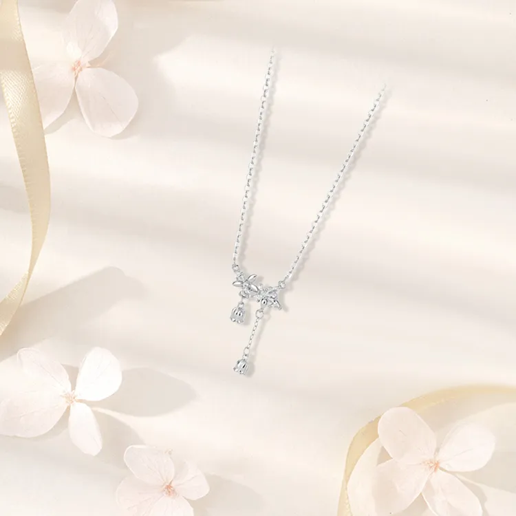 RboySe 999 Fine Silver Necklaces Women's-2