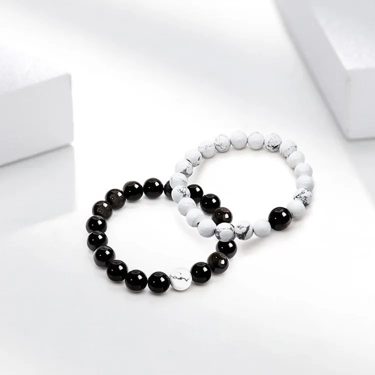 RboySe Obsidian Bracelets Unisex-4