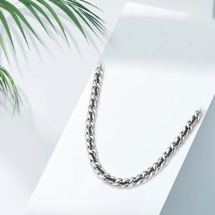 RboySe Titanium Steel Necklaces Unisex-1