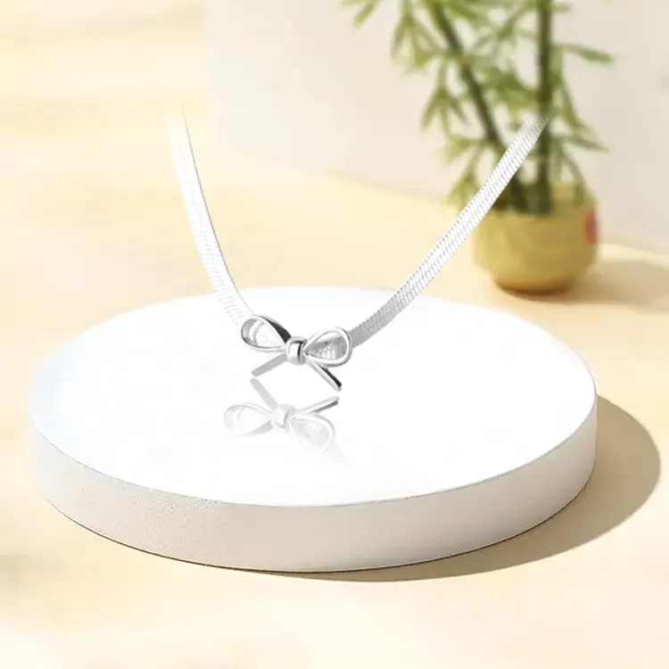 RboySe Titanium Steel Necklaces Women's-3