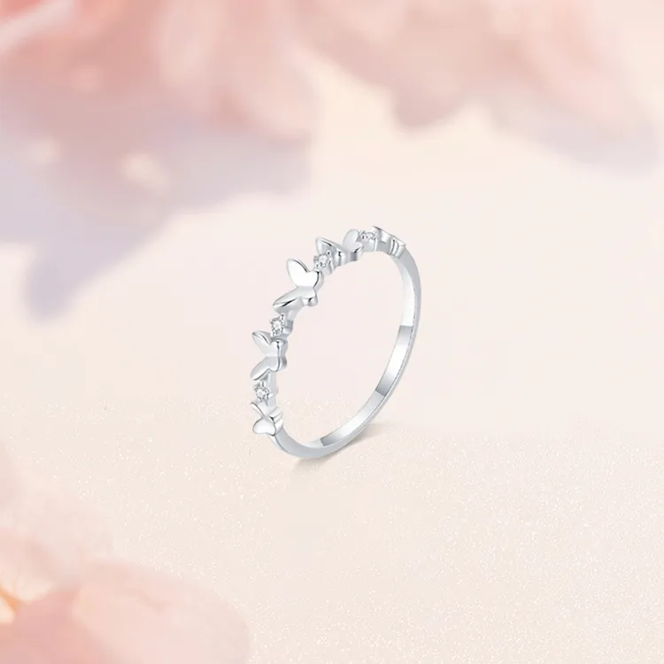 RboySe 999 Fine Silver Rings Women's-3