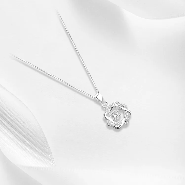 RboySe S999 Fine Silver Necklaces Women's-3