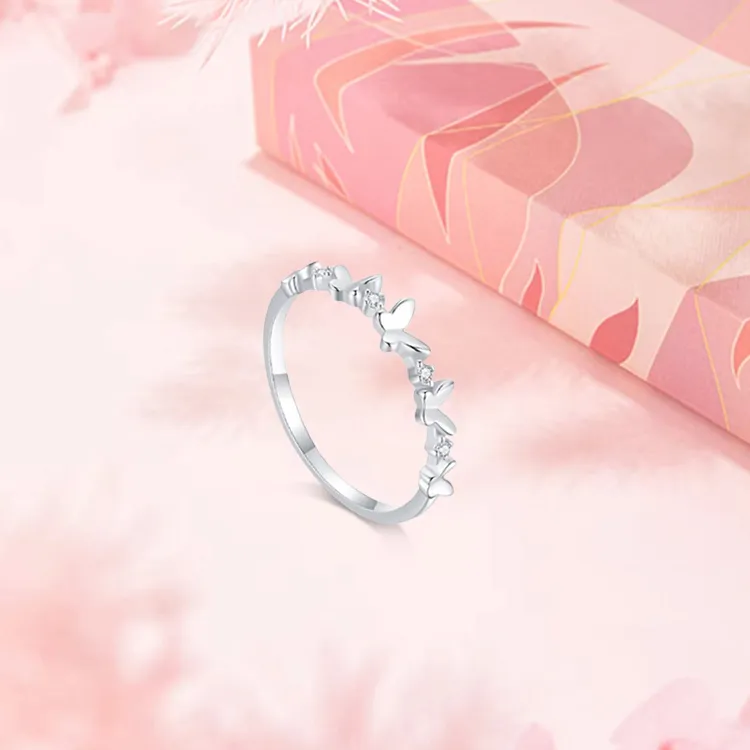 RboySe 999 Fine Silver Rings Women's-1