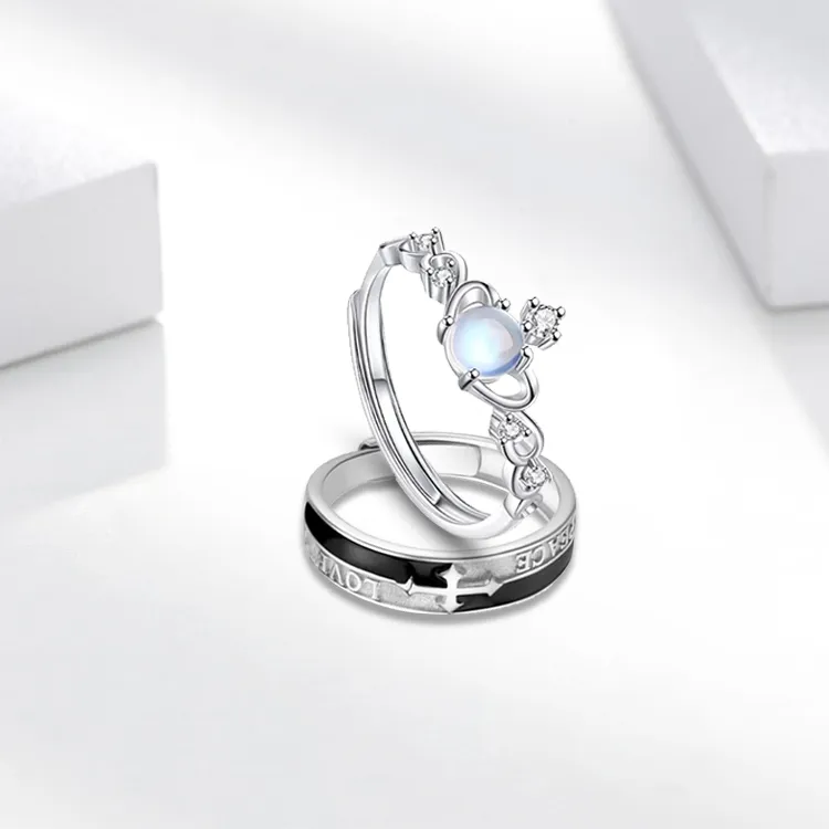RboySe 925 Sterling Silver Rings Unisex-3