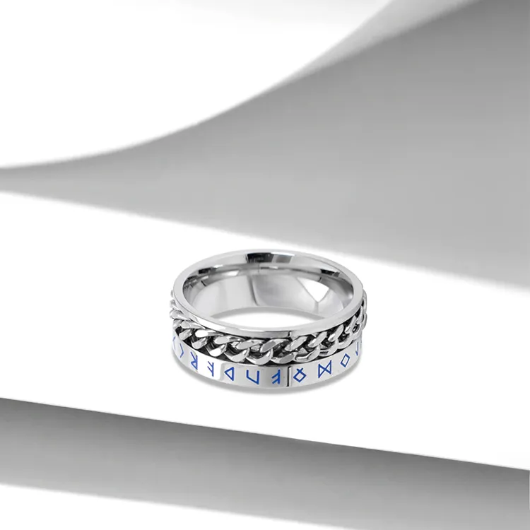 RboySe Titanium Steel Rings Unisex-4