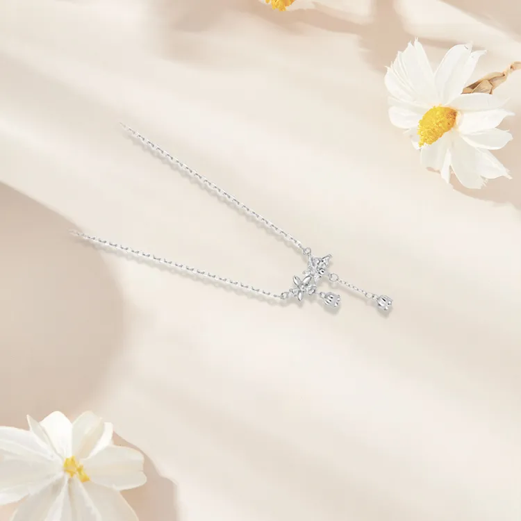 RboySe 999 Fine Silver Necklaces Women's-3