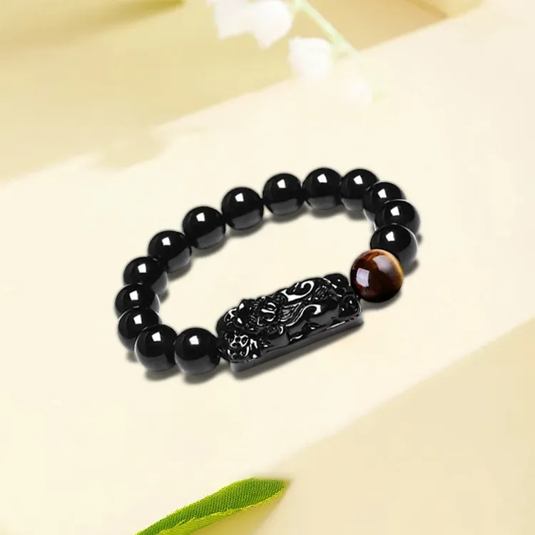 RboySe Obsidian Bracelets Unisex-2