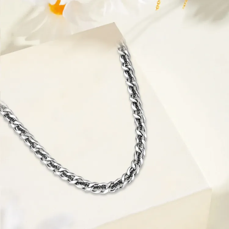 RboySe Titanium Steel Necklaces Unisex-3