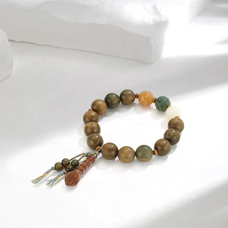 RboySe Green Sandalwood Bracelets Unisex-2