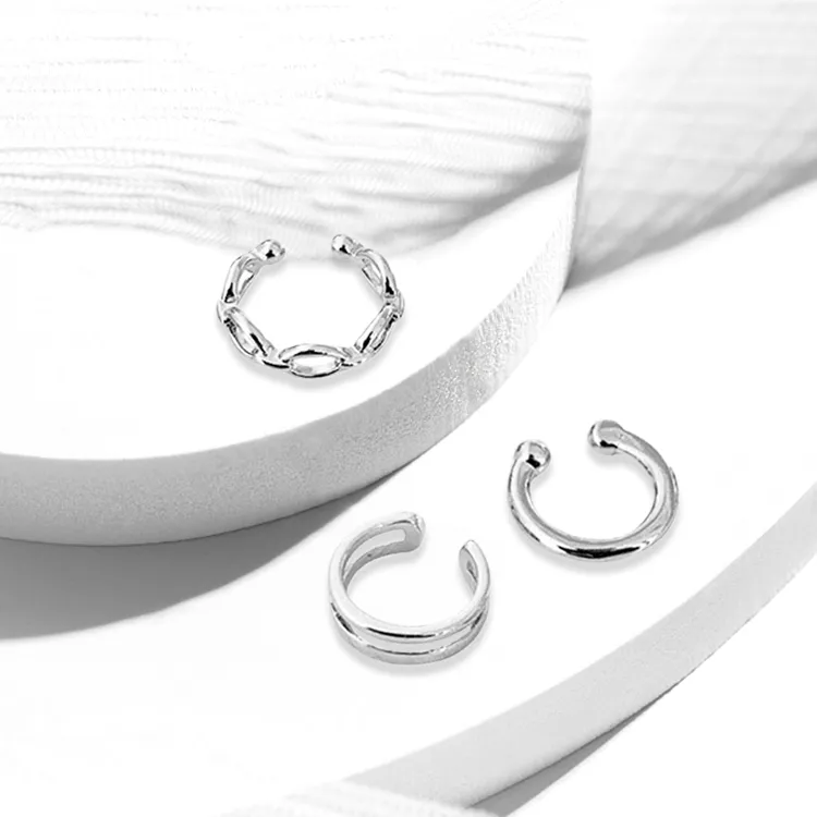 RboySe Alloy Clip On Earrings Unisex-3