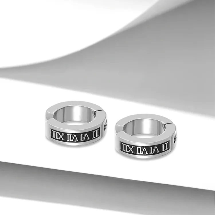 RboySe Alloy Clip On Earrings Unisex-3