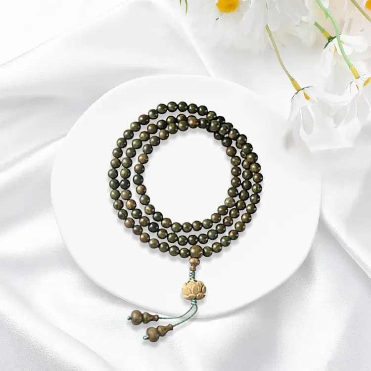 RboySe Green Sandalwood Bracelets Unisex-4
